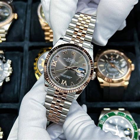 rolex diamond tennis bracelet|Rolex oystersteel gold watch.